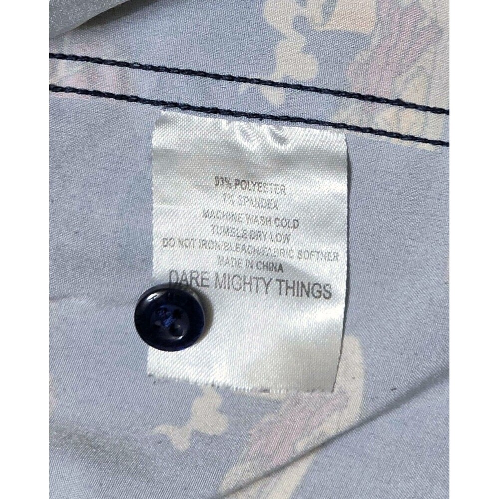 RSVLTS Navy Blue Parks Recreation Turf N Turf Kunuflex Short Sleeve Shirt 2XL - Picture 10 of 10